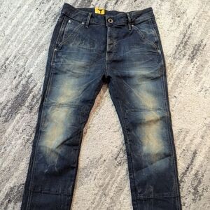 NWT's G-star Faeroes jeans, rare wash, amazing fit, 26x32